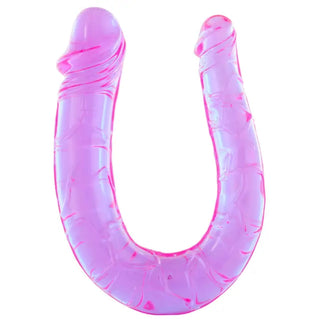 Double ended jelly penis dildo