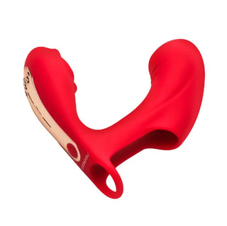 Red silicone Finger Vibrator