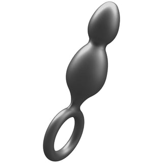 ToyJoy Buttocks The Plugger 2 Balls Metallic Silicone Plug by Toy Joy Sex Toys – Discreet Sex Toys & Erotic Games from My Devilish Desires