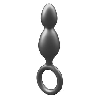 ToyJoy Buttocks The Plugger 2 Balls Metallic Silicone Plug by Toy Joy Sex Toys – Discreet Sex Toys & Erotic Games from My Devilish Desires