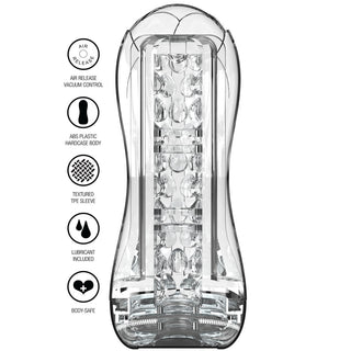ToyJoy Hero Big Clear Blast Vacuum Stroker by Toy Joy Sex Toys – Discreet Sex Toys & Erotic Games from My Devilish Desires