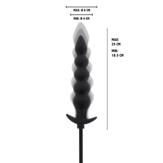 Hidden Desire Extreme Advanced Inflatable Ribbed Plug by Hidden Desire – Discreet Sex Toys & Erotic Games from My Devilish Desires