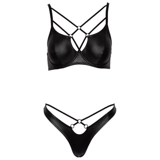Cottelli Matte Black Bra Set by Cottelli Collection – Discreet Bras from My Devilish Desires