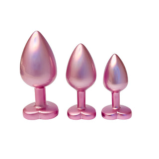Gleaming Love Pearl Pink Butt Plug Set by Dream Toys – Discreet Sex Toys & Erotic Games from My Devilish Desires