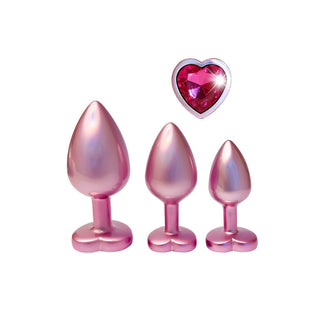 Gleaming Love Pearl Pink Butt Plug Set by Dream Toys – Discreet Sex Toys & Erotic Games from My Devilish Desires
