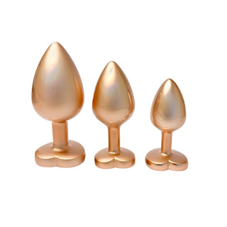 Gleaming Love Pearl Gold Butt Plug Set by Dream Toys – Discreet Sex Toys & Erotic Games from My Devilish Desires
