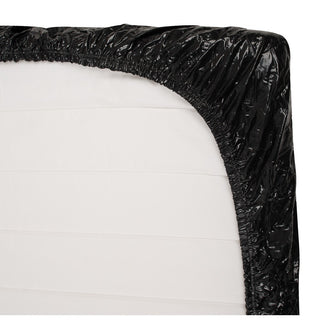 Orgy Black PVC Bed Sheet Kingsize