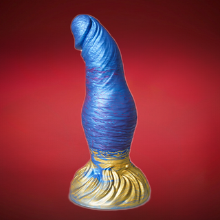 Alien Dildo – Blue Silicone Fantasy Dildo with Suction Cup