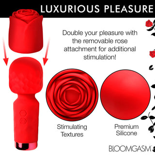 XR Bloomgasm Rose Petite Mini Wand by XR Brands – Discreet Sex Toys & Erotic Games from My Devilish Desires