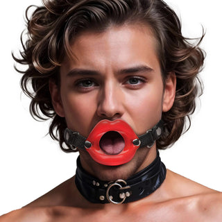 Juicy Lips Silicone Open Mouth Gag by XR Brands – Discreet Sex Toys & Erotic Games from My Devilish Desires