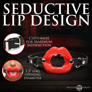 Juicy Lips Silicone Open Mouth Gag by XR Brands – Discreet Sex Toys & Erotic Games from My Devilish Desires
