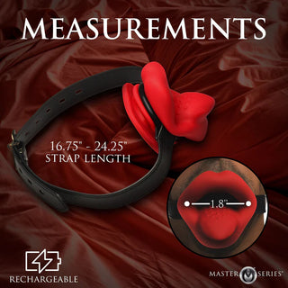 Master Series Vibrating Sissy Mouth Gag by XR Brands – Discreet Sex Toys & Erotic Games from My Devilish Desires