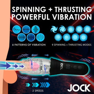 Jock Spinning Thursting and Vibrating Masturbator by Various Toy Brands – Discreet Sex Toys & Erotic Games from My Devilish Desires