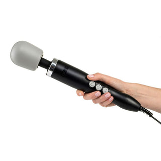 Doxy Wand Massager Black Mains Powered Deep Rumbly Vibrator