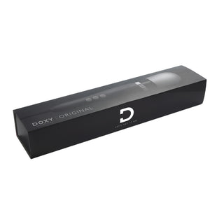 Doxy Wand Massager Black Mains Powered Deep Rumbly Vibrator
