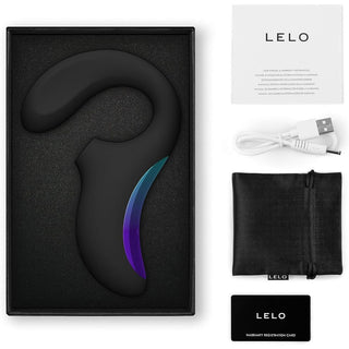 LELO Enigma Black Sonic Clitoral And G-Spot Massager