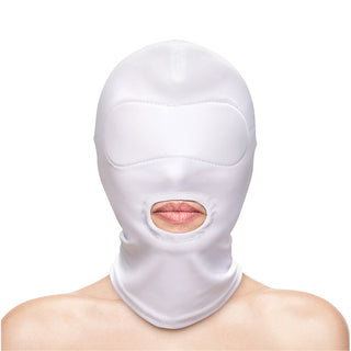 Fetish and Fashion Mouth Hood White by NS Novelties – Discreet Sex Toys & Erotic Games from My Devilish Desires