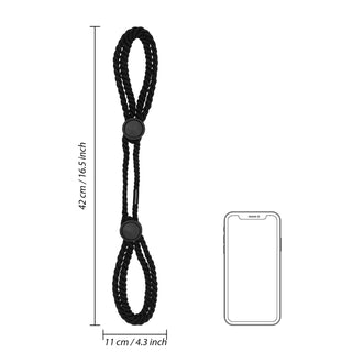 Ouch Adjustable Rope Hand Cuffs by Shots Toys – Discreet Sex Toys & Erotic Games from My Devilish Desires