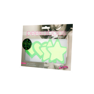 Peekaboo Pasties Glow In the Dark by Peekaboos – Discreet Breast Petals & Concealers from My Devilish Desires