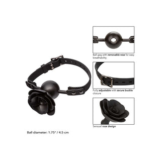 CalExotics Forbidden Removable Rose Gag by California Exotic – Discreet Sex Toys & Erotic Games from My Devilish Desires