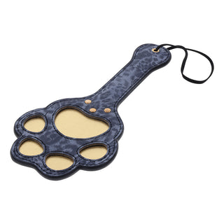 Sportsheets Cougar Paw Paddle – Faux Leather Paw-Print Paddle (11")