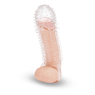 Size Up Clear Textured 1.5 Inch Extender by Size Up – Discreet Sex Toys & Erotic Games from My Devilish Desires