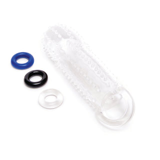 Size Up Clear Textured 1.5 Inch Extender by Size Up – Discreet Sex Toys & Erotic Games from My Devilish Desires