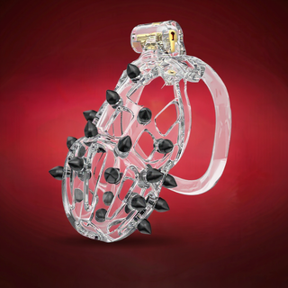 Rimba P-Cage PC09 Medium – Clear Adjustable Male Chastity Cage