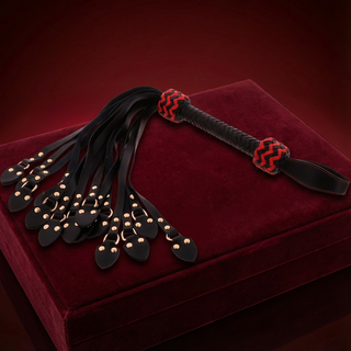 Hidden Desire Masters Leather Cat-o-Nine – Studded Leather Whip
