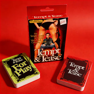 Tempest & Tease Couples Card Game – Romantic & Sensual Challenge Game