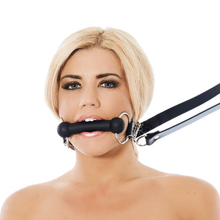 Leather Horse Bit Gag with Reins