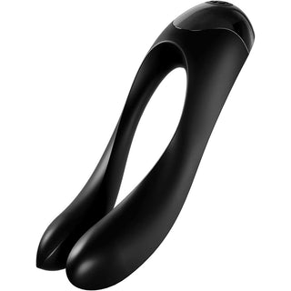 Satisfyer Candy Cane Finger Vibrator Black by Satisfyer Pro – Discreet Sex Toys & Erotic Games from My Devilish Desires