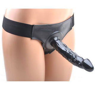 Black Hollow Strap On With Harness by Various Toy Brands – Discreet Sex Toys & Erotic Games from My Devilish Desires
