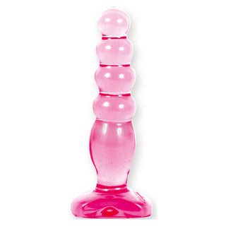 Crystal Jellies Anal Delight Butt Plug Pink by Doc Johnson – Discreet Sex Toys & Erotic Games from My Devilish Desires
