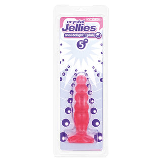 Crystal Jellies Anal Delight Butt Plug Pink by Doc Johnson – Discreet Sex Toys & Erotic Games from My Devilish Desires