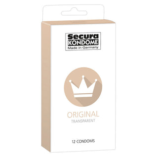 Secura Kondome Original Transparent x12 Condoms by Secura Kondome – Discreet Condoms from My Devilish Desires