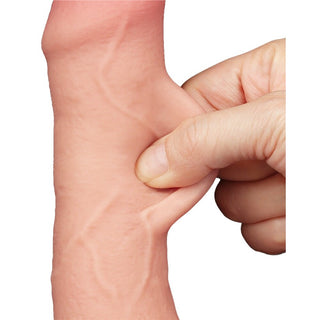 Lovetoy Sliding Easy Bend Skin Dildo 7 Inch by Lovetoy – Discreet Sex Toys & Erotic Games from My Devilish Desires