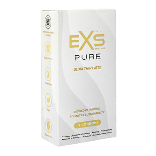 EXS Pur Ultra Thin Latex Condoms 12 Pack by Exs Condoms – Discreet Condoms from My Devilish Desires