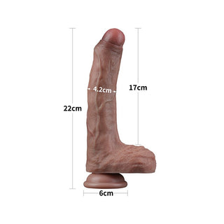 Lovetoy Dual Layered Silicone Dildo 8.5 Inches by Lovetoy – Discreet Sex Toys & Erotic Games from My Devilish Desires