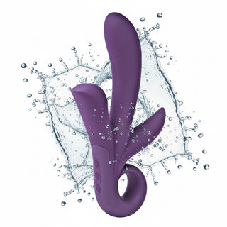 ToyJoy Trinity Triple Pleasure Vibrator Purple by Toy Joy Sex Toys – Discreet Sex Toys & Erotic Games from My Devilish Desires
