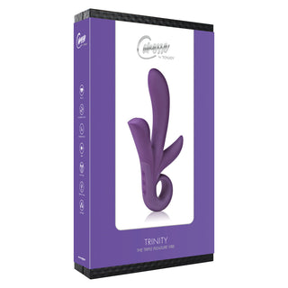 ToyJoy Trinity Triple Pleasure Vibrator Purple by Toy Joy Sex Toys – Discreet Sex Toys & Erotic Games from My Devilish Desires