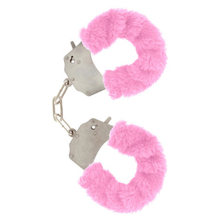 ToyJoy Furry Fun Wrist Cuffs Pink by Toy Joy Sex Toys – Discreet Sex Toys & Erotic Games from My Devilish Desires