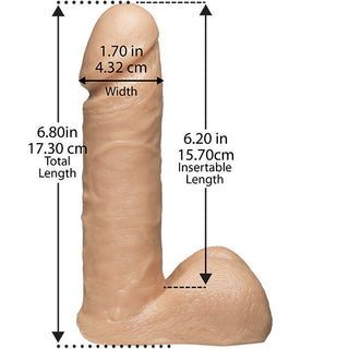 VacULock 7 Inch Realistic Cock With Ultra Harness by Doc Johnson – Discreet Sex Toys & Erotic Games from My Devilish Desires