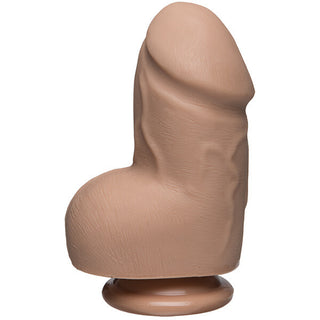 The D Fat D 6 Inch Vanilla Dildo With Balls by Doc Johnson – Discreet Sex Toys & Erotic Games from My Devilish Desires