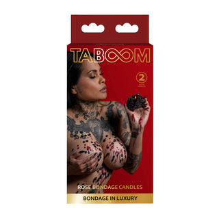 Taboom 2 Rose Bondage Candles by Taboom – Discreet Sex Toys & Erotic Games from My Devilish Desires
