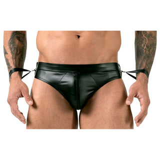 Svenjoyment Jock Brief With Handcuffs by Svenjoyment – Discreet Erotic Clothing from My Devilish Desires