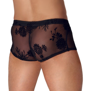 Noir Sheer Floral Lace Pants by Noir – Discreet Thongs from My Devilish Desires