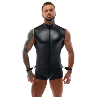 Body Jumpsuit With Restraints by Svenjoyment – Discreet Erotic Clothing from My Devilish Desires