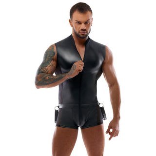 Body Jumpsuit With Restraints by Svenjoyment – Discreet Erotic Clothing from My Devilish Desires