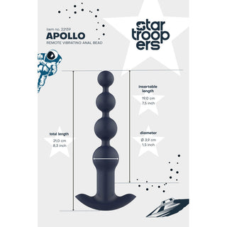 Startroopers Apollo Remote Vibrating Anal Beads by Dream Toys – Discreet Sex Toys & Erotic Games from My Devilish Desires